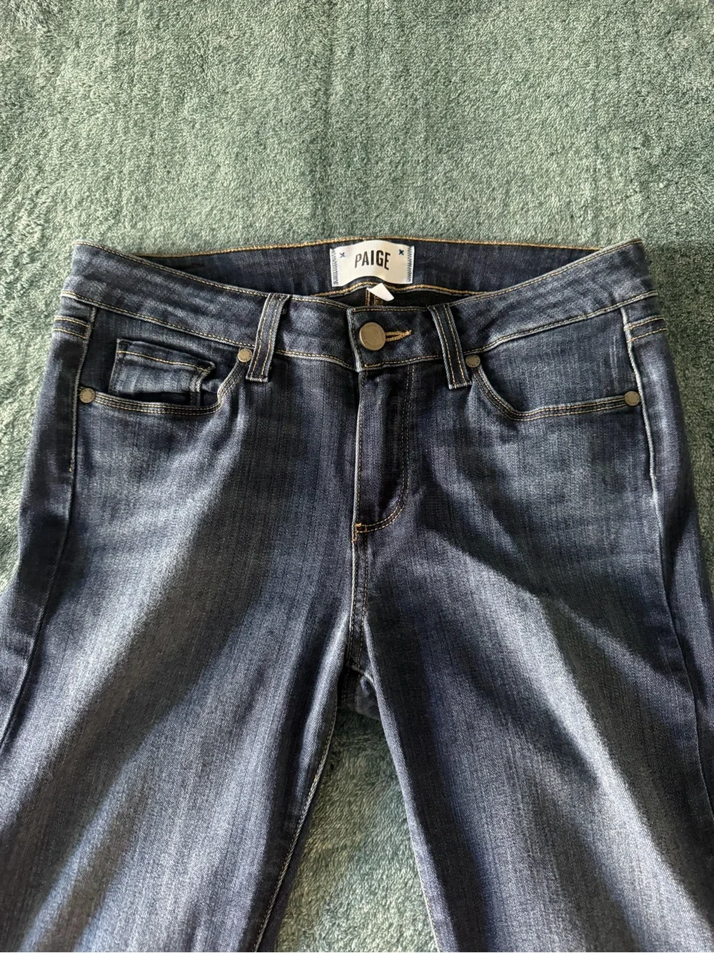 Paige Verdugo Ankle Jeans Dark Wash Skinny Size 28‎